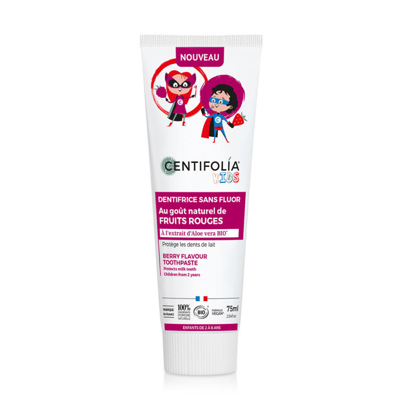 Centifolia Berry Toothpaste for Kids front view