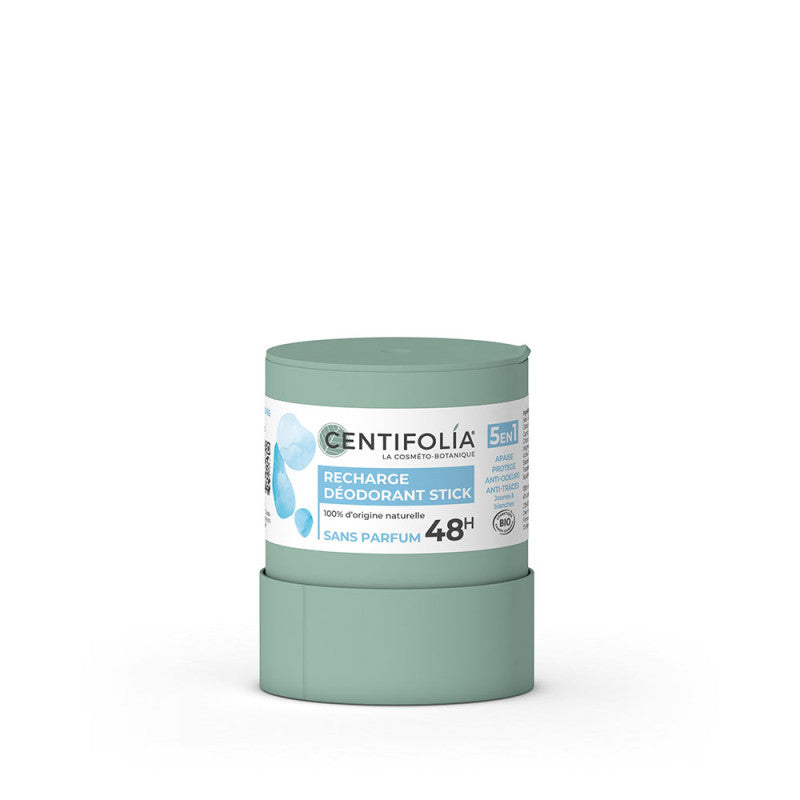 Centifolia Refillable Deodorant Stick - Fragrance Free refill front view