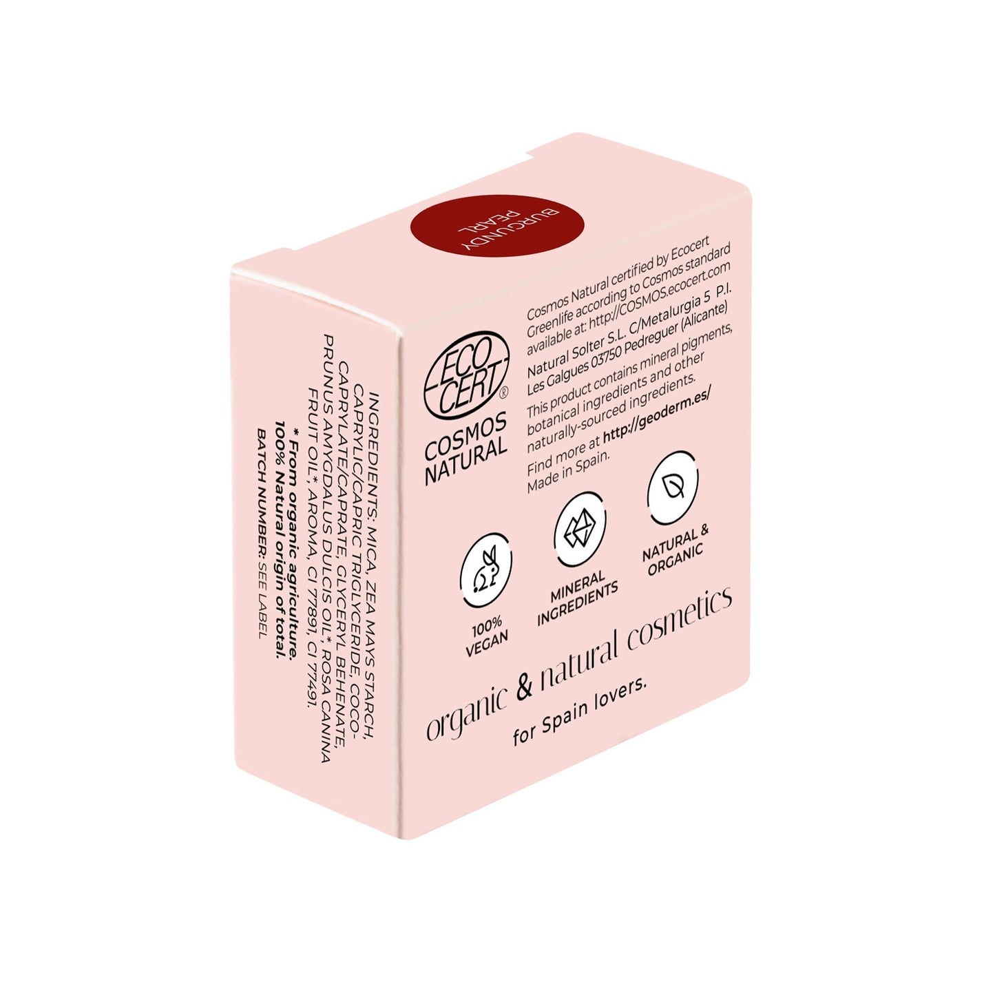 Eyeshadow Burgundy Pearl (Wholesale) Geoderm