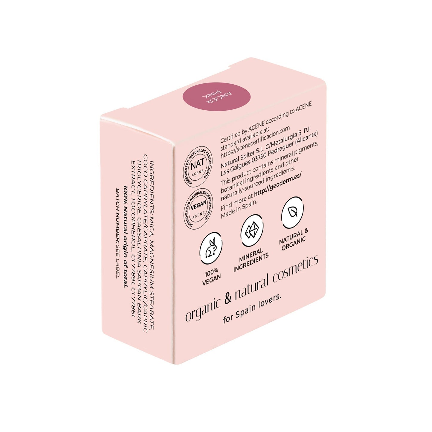 GEODERM Eyeshadow Anger Pink (Wholesale) Geoderm