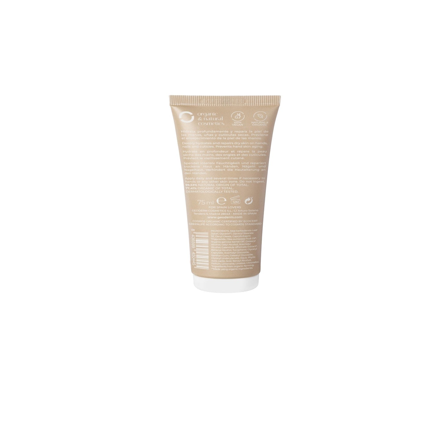 GEODERM Hand Repair Cream (Organic & Vegan) (Wholesale) Geoderm