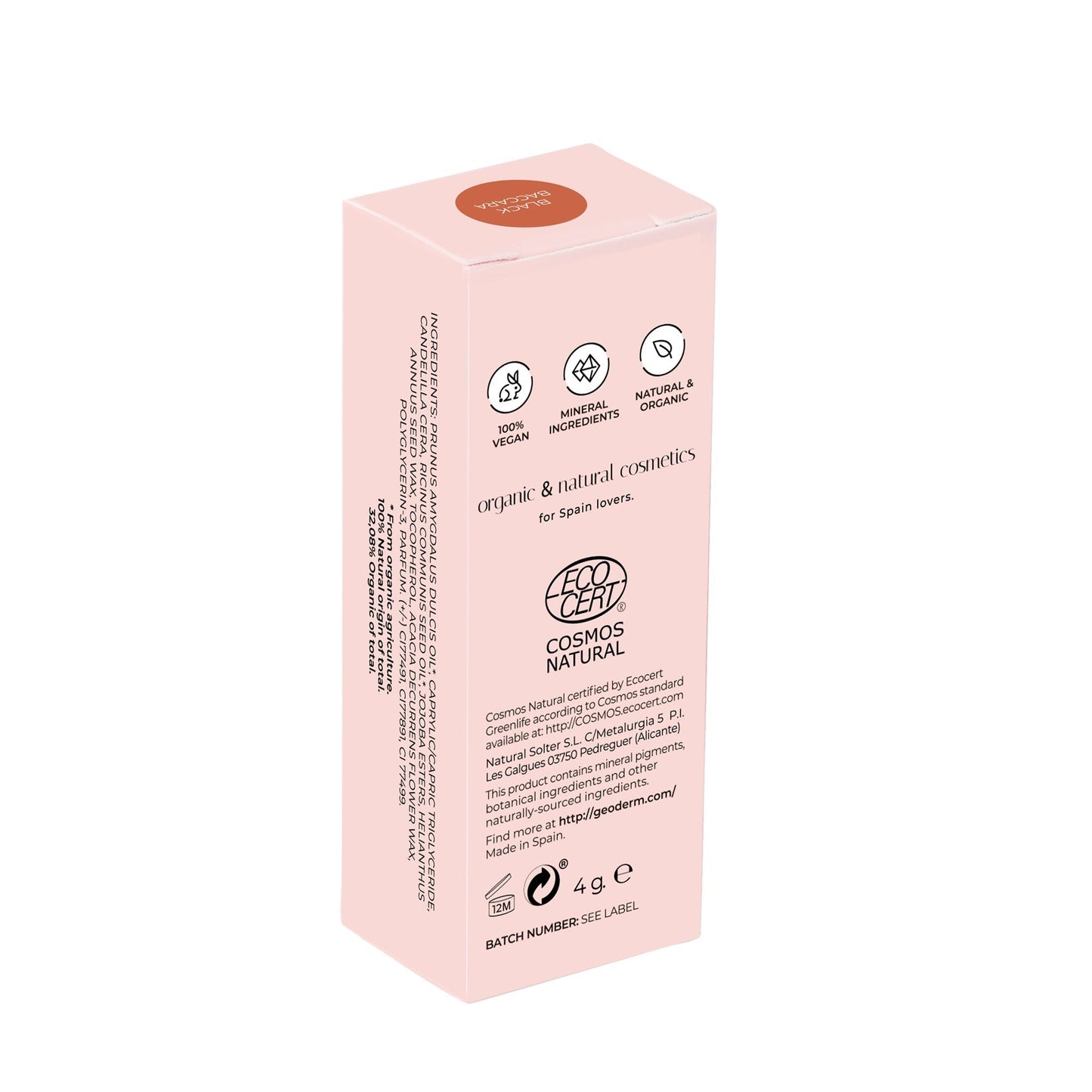 GEODERM Lipstick Black Baccara Geoderm