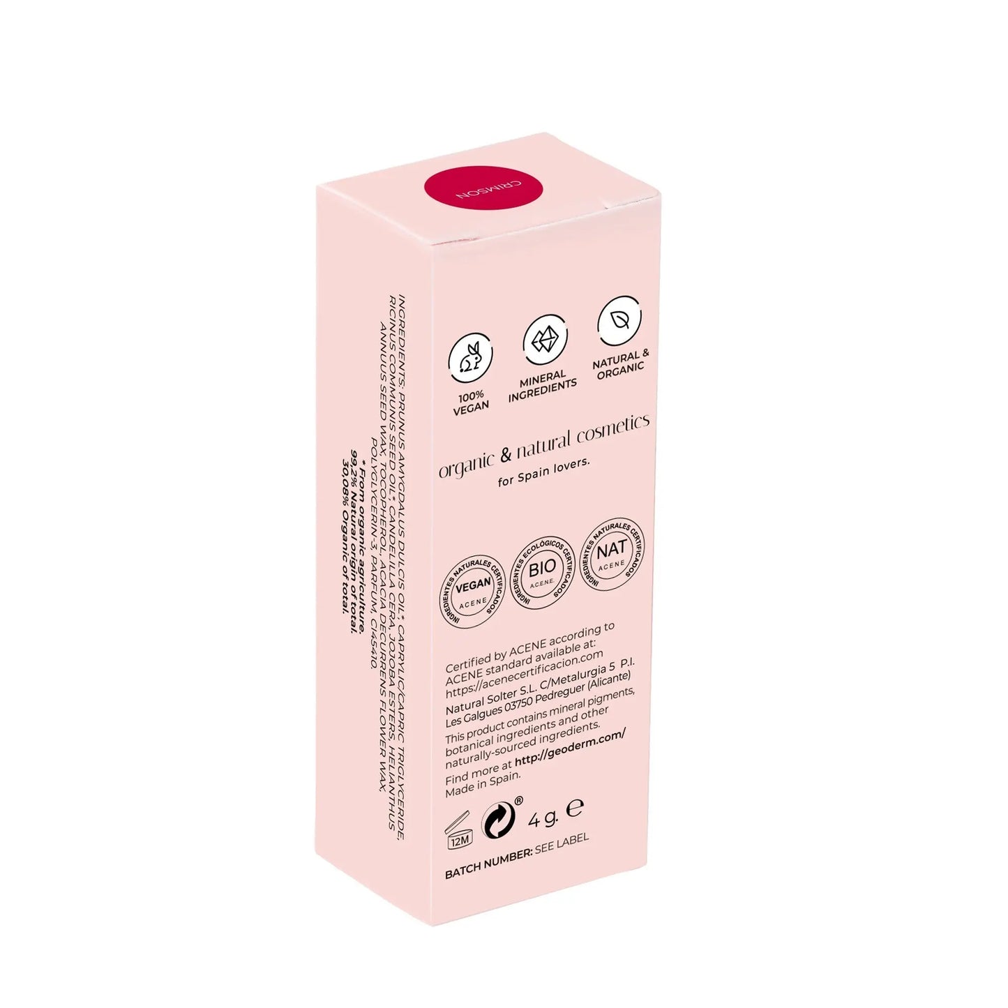 GEODERM Lipstick Crimson Geoderm