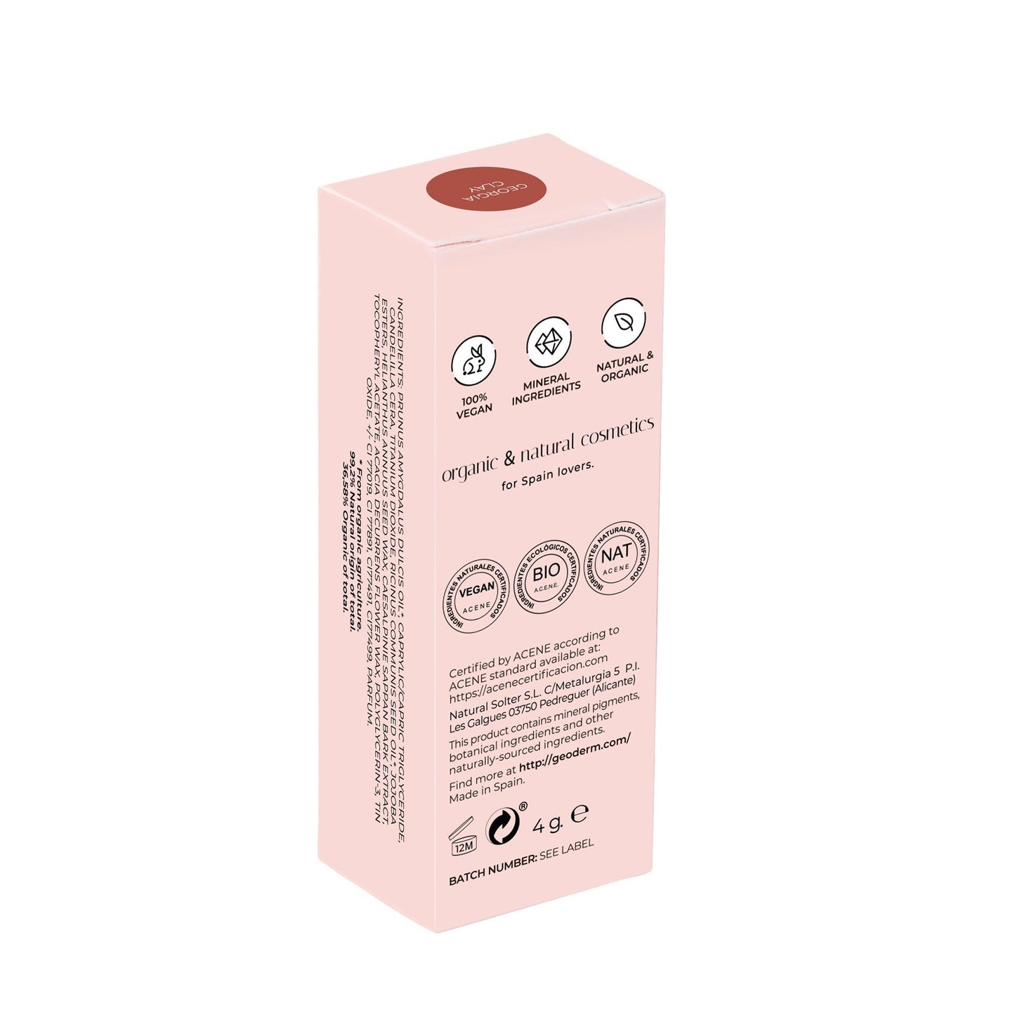 GEODERM Lipstick Georgia Clay Brown (Wholsale) Geoderm