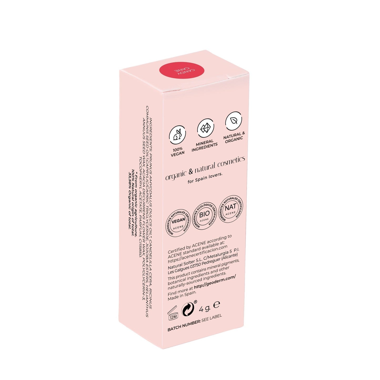 GEODERM Lipstick Candy Cane (Wholesale) Geoderm