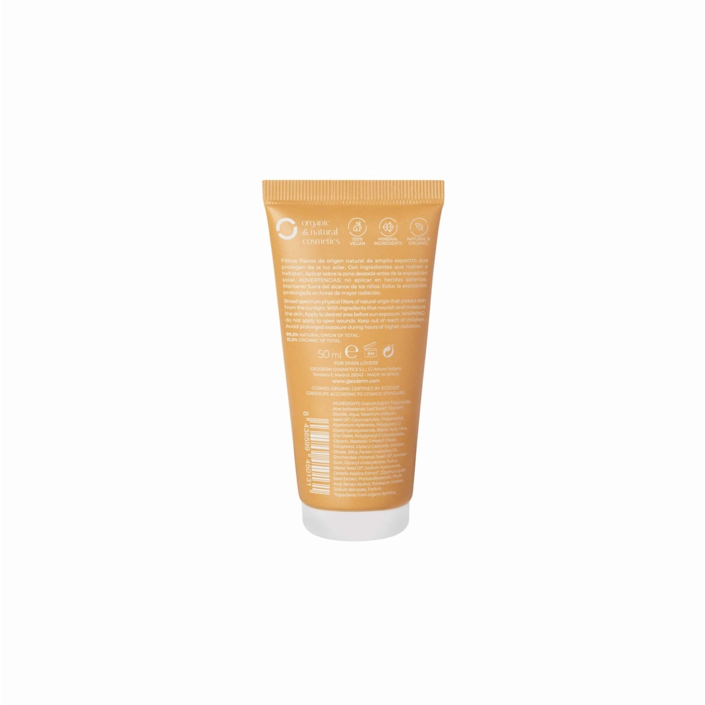 GEODERM Organic Sunscreen (SPF 50) Geoderm