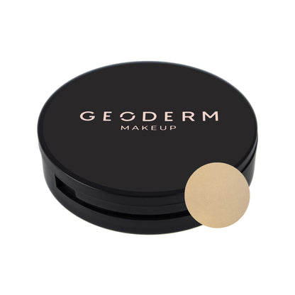 بودرة مضغوطة طبيعية من GEODERM (لون بيج وردي)