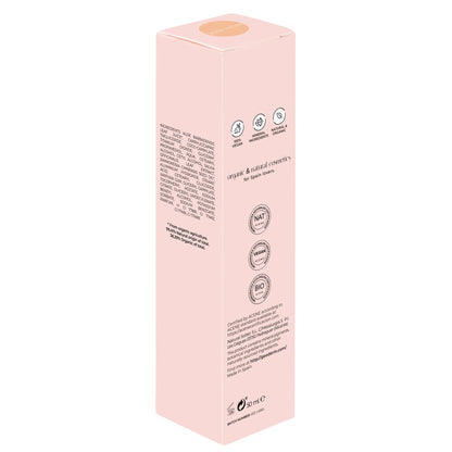 Organic Vegan Fluid Foundation with Medium SPF (Natural Beige)