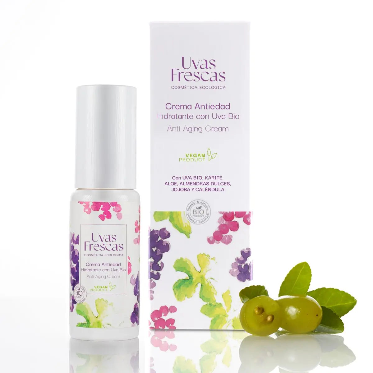 Uvas Frescas Organic Anti-Ageing Moisturising Cream Uvas Frescas