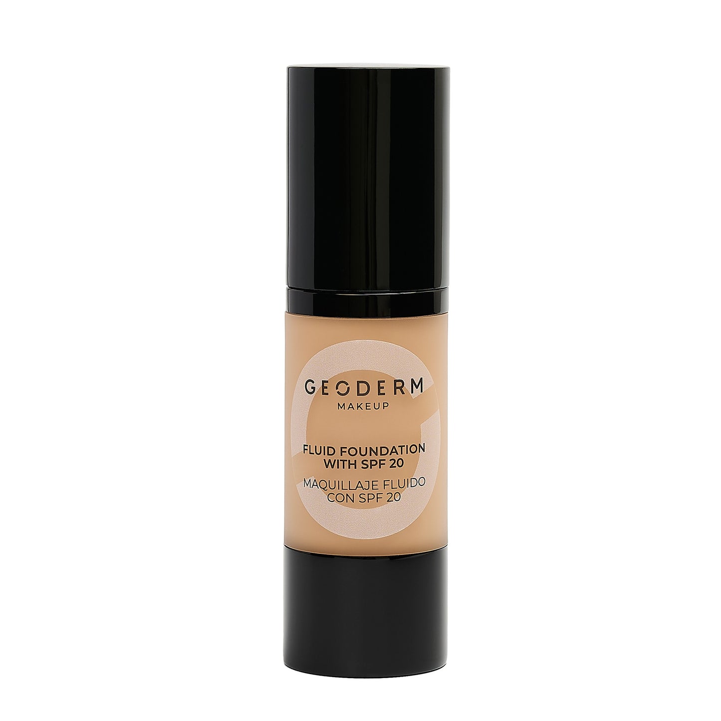 GEODERM Organic Fluid Foundation with medium SPF (Dark Rose)