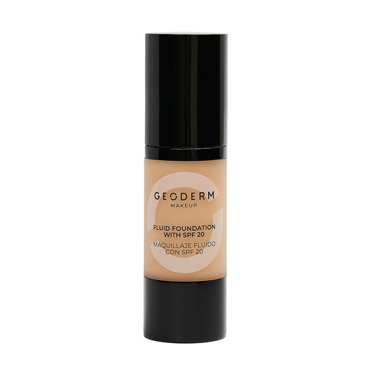 Fond de teint fluide biologique GEODERM avec SPF moyen (Rose foncé)