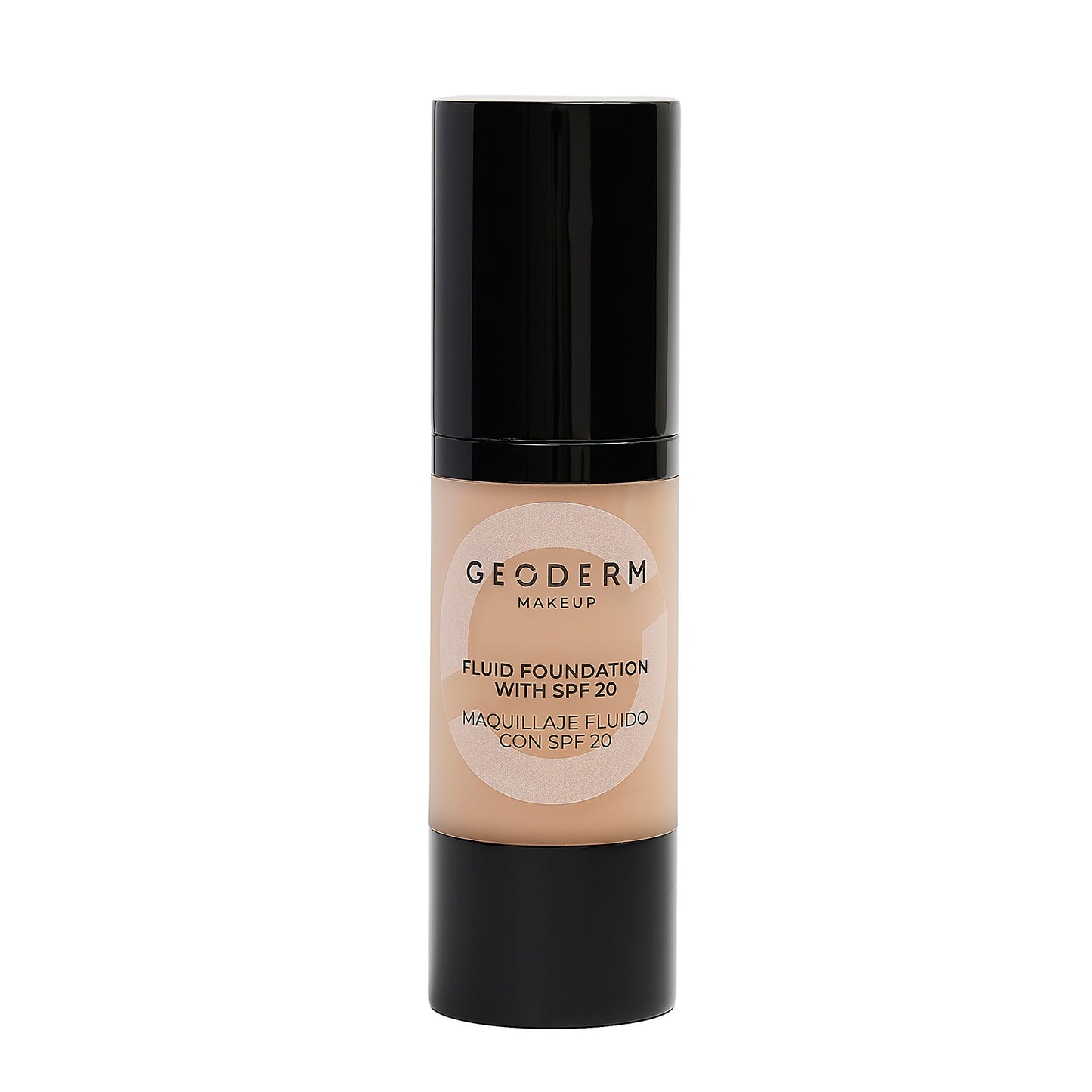 Organic Vegan Fluid Foundation with Medium SPF (Natural Beige)