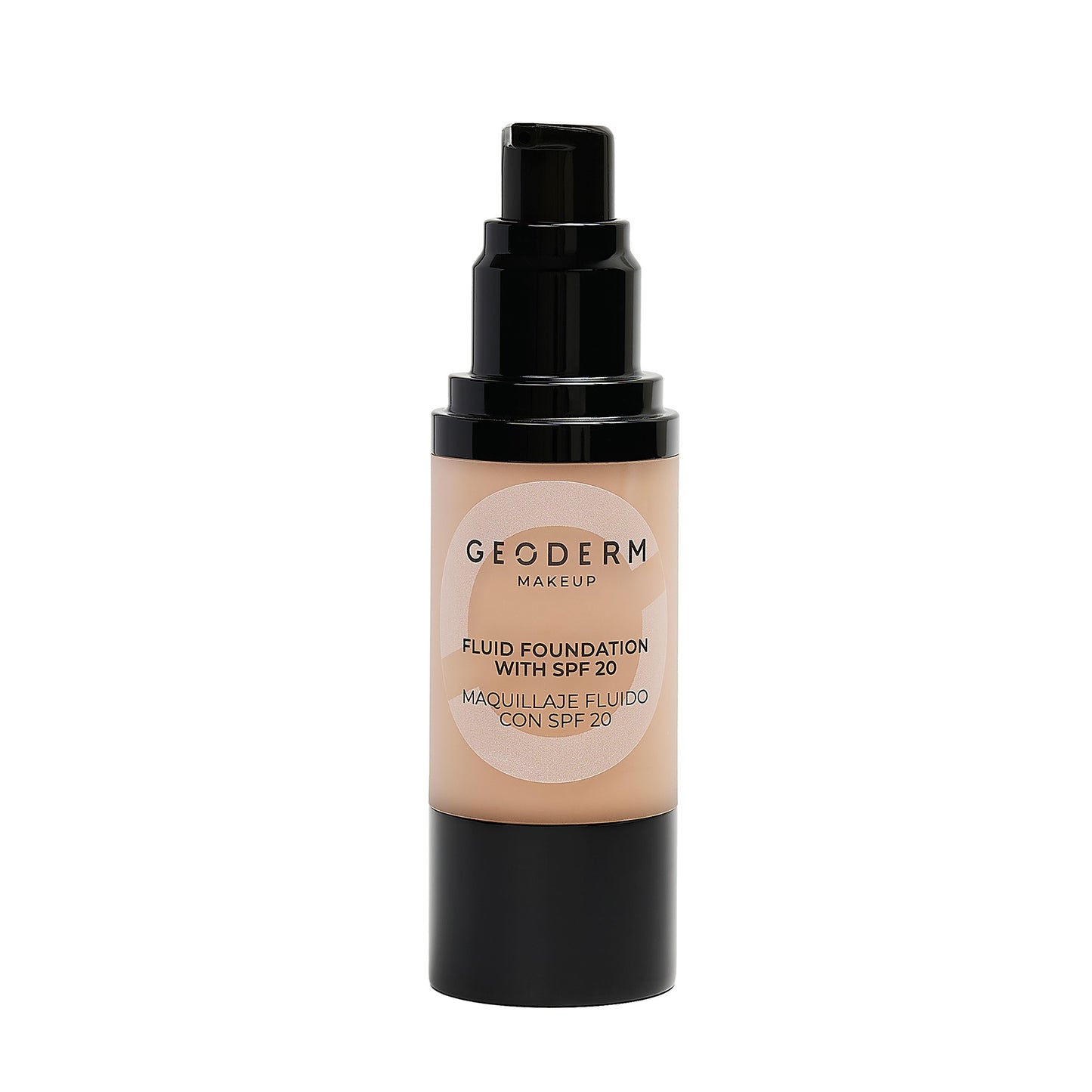 Organic Vegan Fluid Foundation with Medium SPF (Natural Beige)