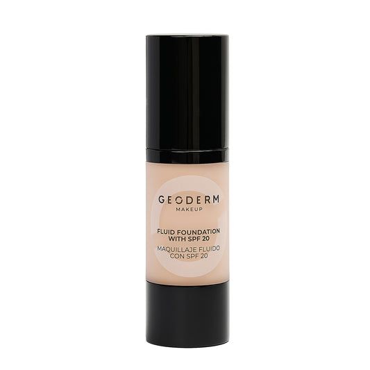 Fond de Teint Fluide Bio avec SPF moyen (Porcelain Rose)